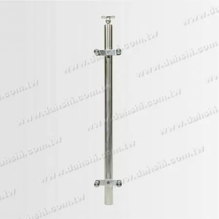 Coluna de clipe de vidro da plataforma bilateral sem base